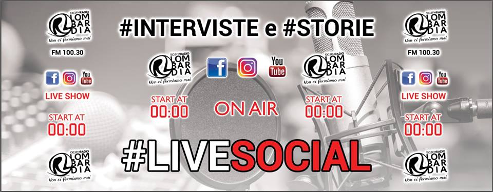 #LiveSocial Radio Lombardia - Intervista a Marco Fanton Pedrotti